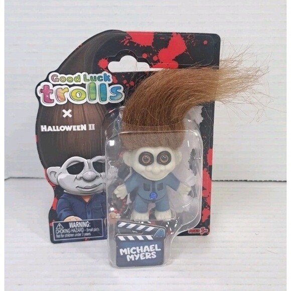 Good Luck Trolls Michael Myers Halloween II Horror Icon Troll Doll NEW Figure - Picture 1 of 2